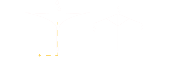 No drip edges-ipomea-simplex-II-Modular-event-screen